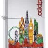 London Fusion Zippo Lighter In Polished Chrome 60002862 -Zippo httpwww.thelightershop.co .ukimages60002862 zippo 1