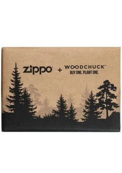 Woodchuck Sweep Walnut Zippo Lighter In Herringbone Sweep 29902 -Zippo woodchuck packaging 2 1